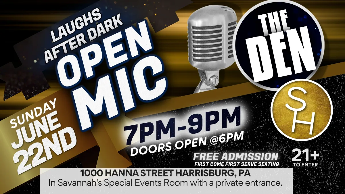 LAUGHS AFTER DARK - OPEN MIC in THE DEN