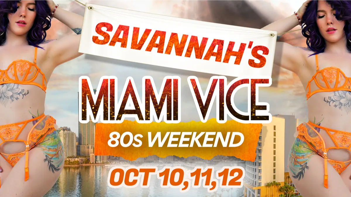 SAVANNAH'S MIAMI VICE 80S WEEKEND