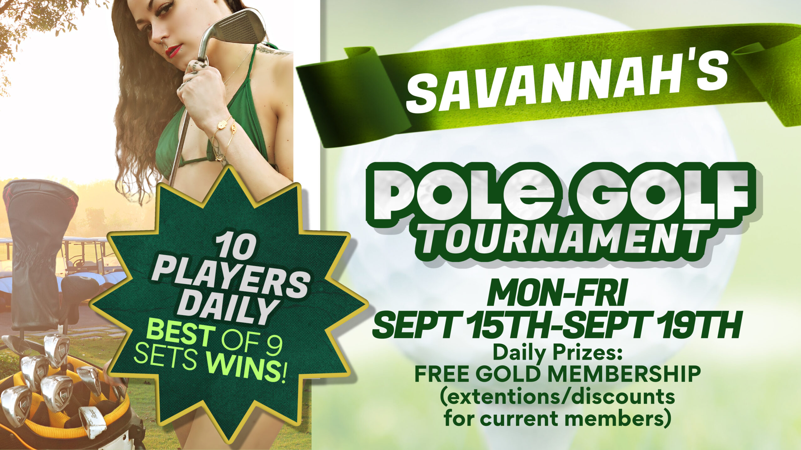 SAVANNAH'S POLE GOLF TOURNAMENT