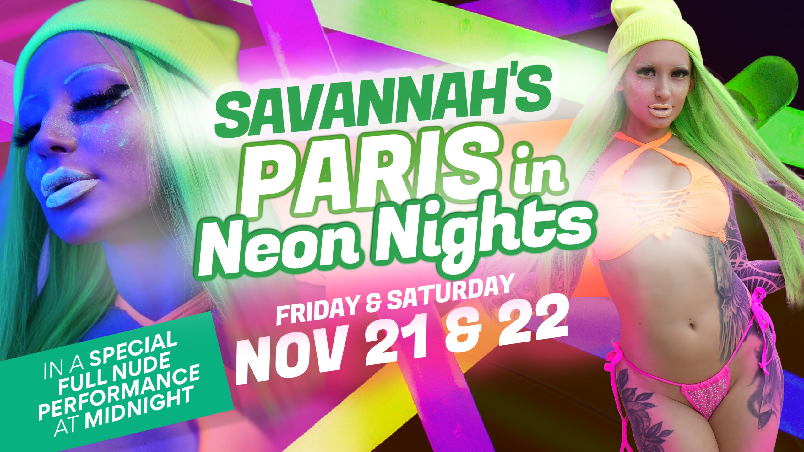 SAVANNAH'S PARIS IN NEON NIGHTS